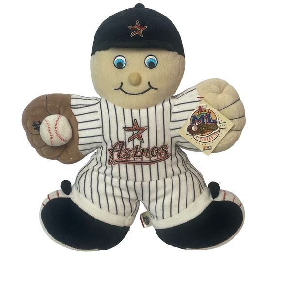 Houston Astros Team Beans Authentic Baseball Player Plush 12" - Picture 1 of 9